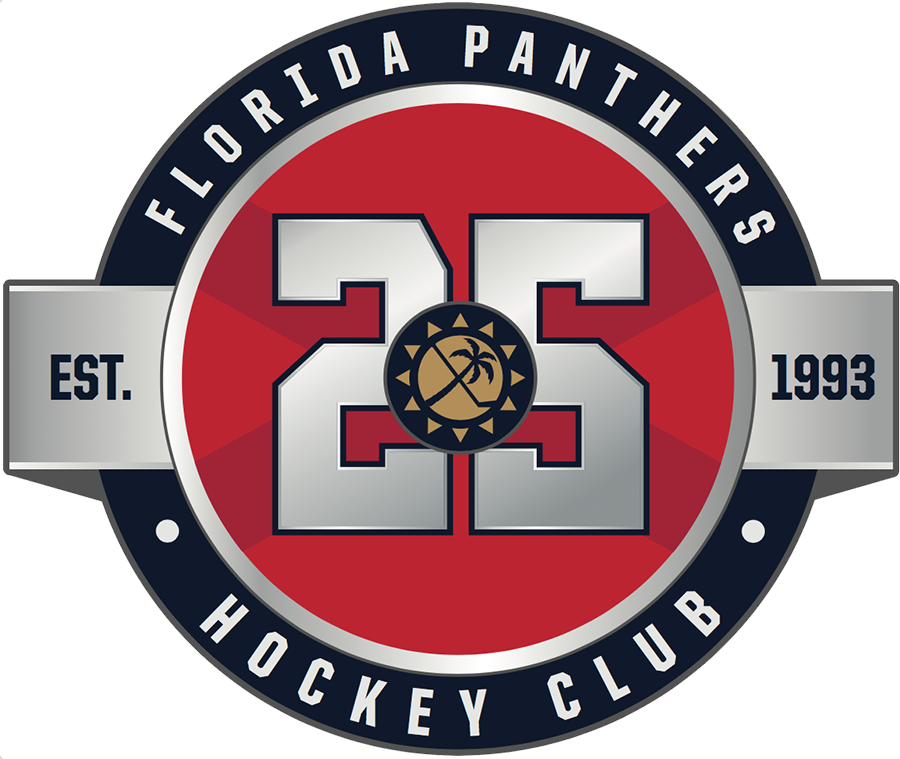 Florida Panthers 2018 19 Anniversary Logo iron on paper